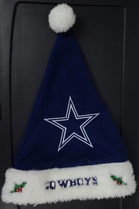 Forever Collectibles Dallas Cowboys Xmas Cap- Blue/Gray/White - Picture 1 of 4