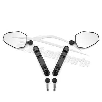 Juego de espejos retrovisores deportivos dobles ADV para motocicleta Honda CBR 600 1000 con bola, con brazo largo Foto 1 de 4