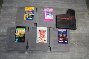 5 NES Nintendo Patronen Baseball, Leichtathletik, Iron Sword, Shooting, Shreddin' - Bild 1 von 2