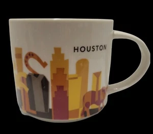 Starbucks You Are Here Coffee Cup Mug Houston Texas. 14 Oz - Picture 1 of 5