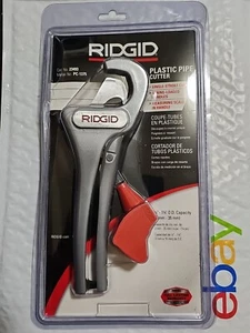 Ridgid Plastic Pipe Cutter PC-1375 / 23493 Spring Loaded Handles 1/8"-1-3/8" - Picture 1 of 7