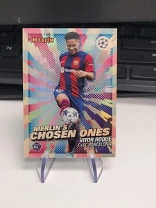 Vitor Roque 2023-24 Merlin Topps CHOSEN ONES REFRACTOR Rookie RC #MC-14 - Picture 1 of 2