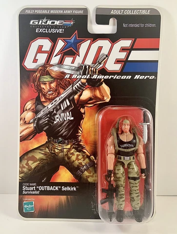 SELKIRK G.I. Joe 2008 DTC Collector's Club Exclusive Outback Figure NEW MOSC🔥🚨 Cover