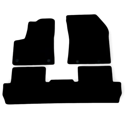 Car Floor Mats Velour For Peugeot 3008 Auto Liners Waterproof Black Carpet New - Image 1 of 4