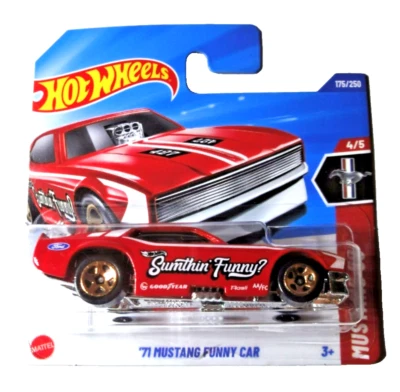 Hot Wheels - '71 Mustang Funny Car - Nhra Funny Auto - MUSTANG 60th 2025 - JBB04 - Immagine 1 di 2
