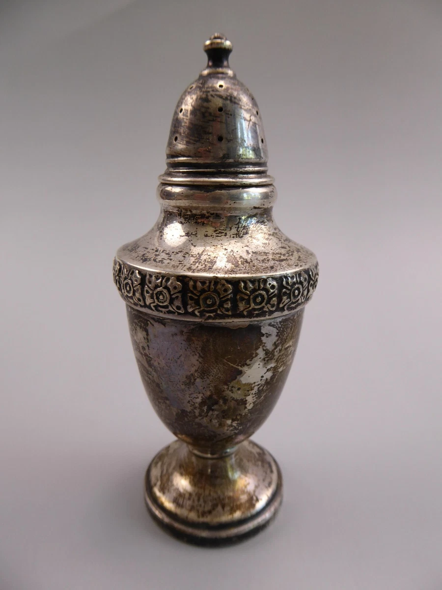 Fisher Sterling Silver In Antique Us Sterling Silver Salt & Pepper