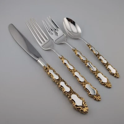 Ajuste de 4 piezas de plata esterlina International Golden Grand Trianon Foto 1 de 3