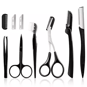 Eyebrow Kit, Multipurpose Exfoliating Dermaplaning Tool Face Kits for Women Girl - Picture 1 of 12