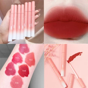 Matte Velvet Lip Gloss Nude Liquid Lipsticks Waterproof Long Lasting Cosmetics - Picture 1 of 18