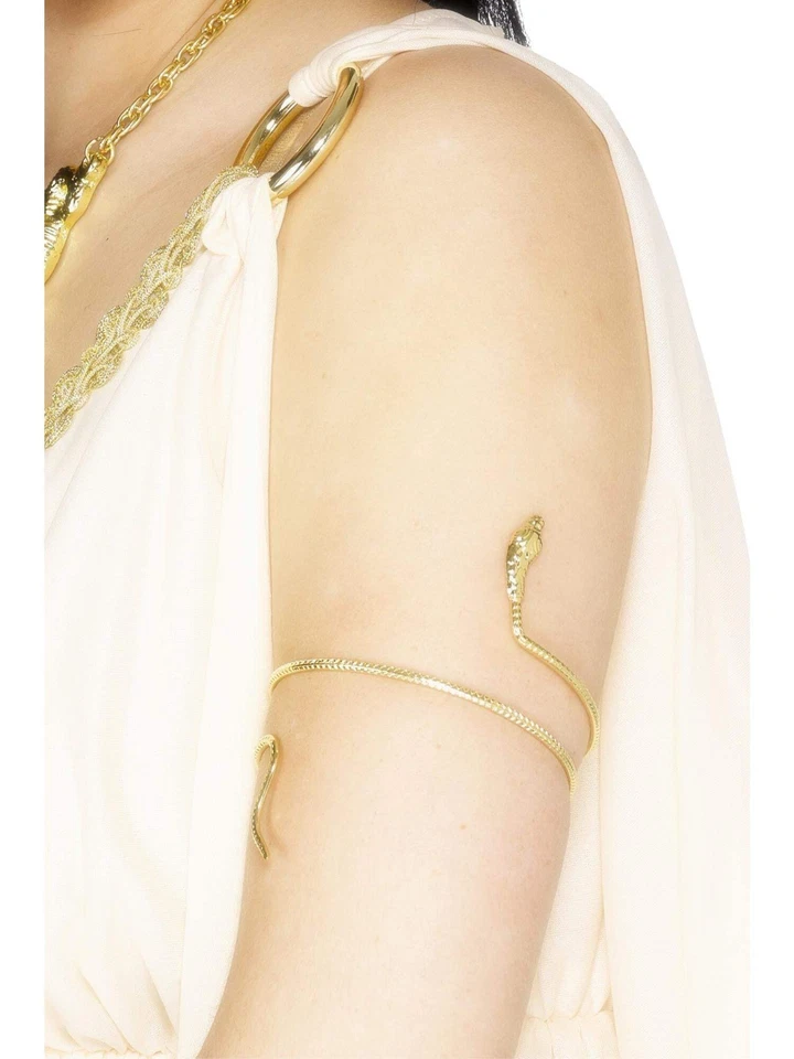Egyptian Snake Design Bracelet Medusa Egyptian Cleopatra Fancy Dress Costume - image 1 of 1