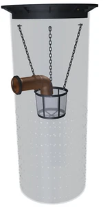 GreenLife Sickerschacht 500 l Gartenentwässerung Regenwassertank mit Sieb - Bild 1 von 3