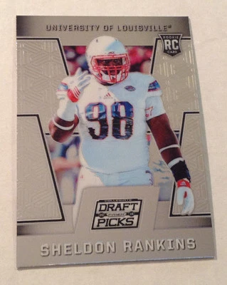 2016 Prizm Draft Picks SHELDON RANKINS/DEVON CAJUSTE Stanford RC ERROR 1/1 - Image 1 of 2