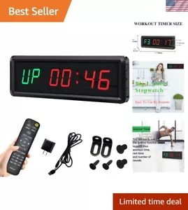 Portable LED Workout Timer with Pre-Programmed Settings for Effective Training - Picture 1 of 9