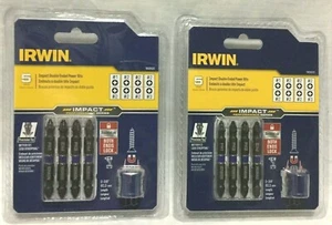 IRWIN #1903520 IMPACT DOUBLE ENDED POWER BITS #1,2,3 PHILLIPS - ( 2 PACK ) - Picture 1 of 12