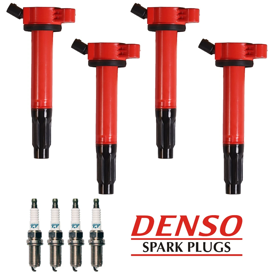 Bobina de ignição Energy e vela de ignição Denso Iridium para 2007-2016 Lexus ES350 UF487 - Imagem 1 de 4