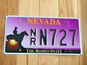 Nevada The Rodeo State License Plate - Picture 1 of 1