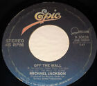Michael Jackson Off The Wall / Get On The Floor 7" Vinyl 45 231I12