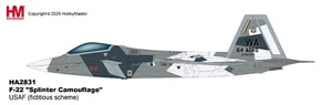 LOCKHEED F-22 USAF SPLINTER CAMOUFLAGE - HOBBY MASTER HA2831 1/72 PRE ORDER - Picture 1 of 2