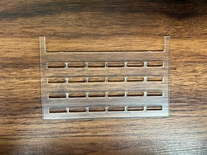 OEM Clear Desi Plastic for NEC UX5000 24 Button Phones Top Only - Picture 1 of 1