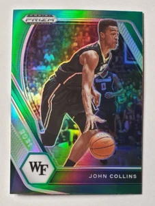 JOHN COLLINS 2021 Panini Prizm Draft Picks Green Prizm #94 WAKE FOREST - Picture 1 of 4