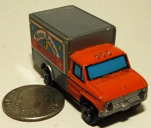 Small Micro Machine Ford Box truck marked Moon Beam Movers - Picture 1 of 4