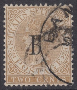 BANGKOK 1882/5,  SG #14 - USED - CREASE - Picture 1 of 2