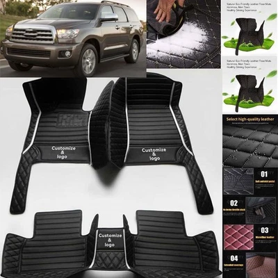 For Toyota Sequoia Car Floor Mats All Weather Protection Floor Liners  - Image 1 of 4
