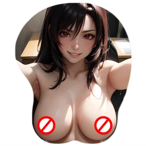 Tifa Lockhart 3D Mouse Pad Anime Wrist Rest Sexy Ergonomic - Picture 1 of 1