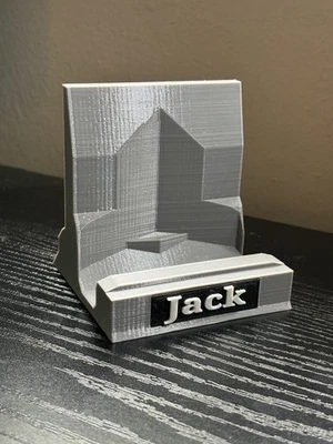 Handmade 3D Printed Laptop Stand Custom with your name - Image 1 of 4