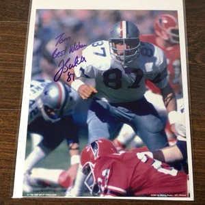 John Jay Saldi 8x10 Signed Autographed Photo NFL Dallas Cowboys #87 Personalized - Bild 1 von 2