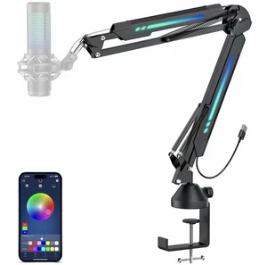 TONOR T20S/T90Gaming Mikrofon Arm mit RGB- Modi & Helligkeit einstellbar - Bild 1 von 6