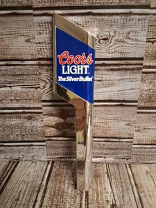 COORS LIGHT BEER TAP HANDLE BREWING BAR CLUB MANCAVE COLLECTABLE LOOK  - Picture 1 of 4