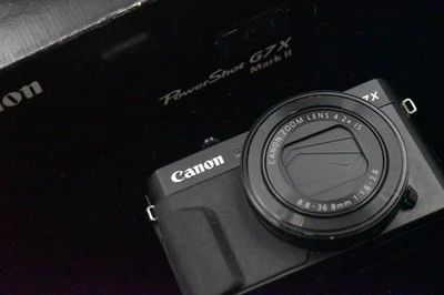 [US Duty Paid] Canon PowerShot G7 X Mark II Compact Digital Camera 8514 - Image 1 of 4