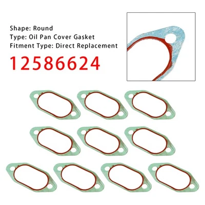 10PCS 12586624 Oil Pan Cover Gasket A6 - Image 1 of 4