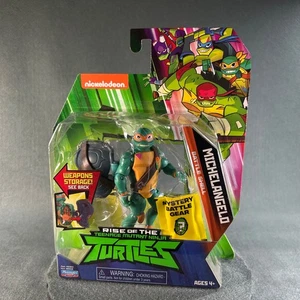 Rise Of The Teenage Mutant Ninja Turtles Michelangelo Battle Shell Figure 2018 - Picture 1 of 20