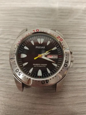 RARE Pulsar Manta Diver Automatic 7S26-X004 Black Dial Sport Watch Men - image 1 of 4