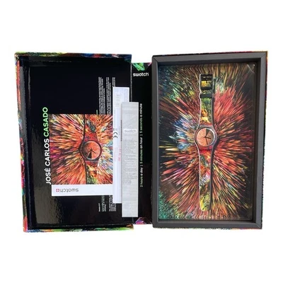 Reloj Swatch OFF SUOZ162 2013 Especiales Raro Cuarzo Suizo Por Jose Carlos Cassado Foto 1 de 4