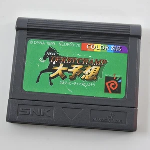 Neo Geo Pocket Color NEO DERBY CHAMP Daiyosou Cartridge Only SNK 3266 np - Picture 1 of 5
