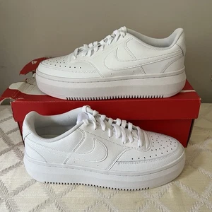 Nike Court Vision ALTA LTR Shoes Womens 11 White Casual DM0113-100 - Picture 1 of 7