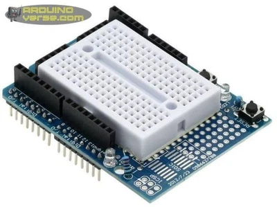 Arduino Uno prototype breadboard shield - Image 1 of 2