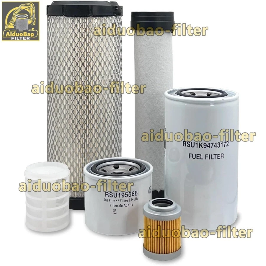 Kit de filtro para excavadora Takeuchi TB228 Y11980812520 1911102772 Y12915035153 Foto 1 de 1