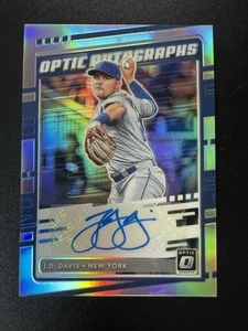 2020 Panini Donruss Optic #OA-JDD JD Davis Optic Auto Silver - New York - Picture 1 of 2
