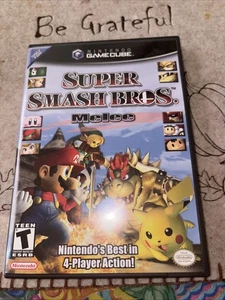 Super Smash Bros Melee (GameCube) NUR HÜLLE, COVER ART und HANDBUCH - KEINE DISC - Bild 1 von 3