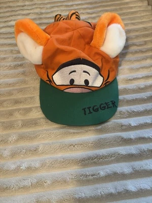 Vintage Walt Disney World Kids Tigger - Orange and White Cap Foto 1 de 4
