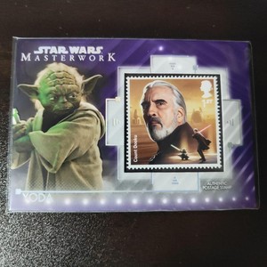 Topps Star Wars Masterwork Stamp Relic Card Yoda