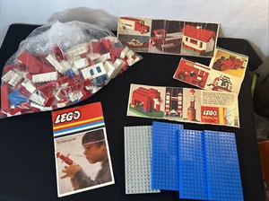 LEGO Classic Samsonite 1960s Small Basic Set 2# of Pieces, Phamplet and Boards - Picture 1 of 9