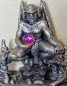 Limited Ed. Roger Gibbons WAPW UK Pewter Figure The Demon of The Catacombs #6214 - Picture 1 of 18