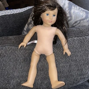 American Girl 18”Doll Grace Thomas Freckles Brown Blue Eyes Brown Hair 2014 - Picture 1 of 8