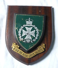 Vintage, 4 Bn The Royal Green Jackets Mess Plaque, Shield, Crest.