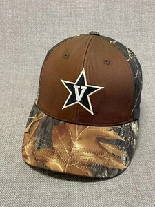 Vanderbilt Commodores Hat Cap Mens Camo Strap Back Captivating Headgear College - Picture 1 of 7